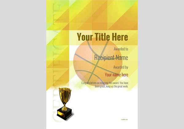 certificate-template-basketball-modern-2yt5g Image