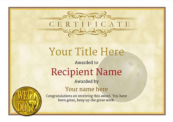 certificate-template-bowling-classic-1ywnn Image