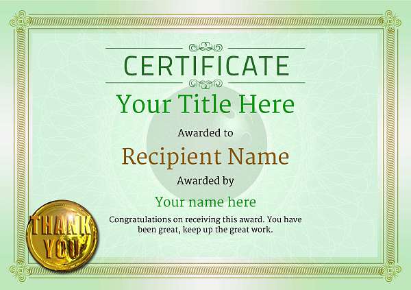 certificate-template-bowling-classic-4gtmg Image