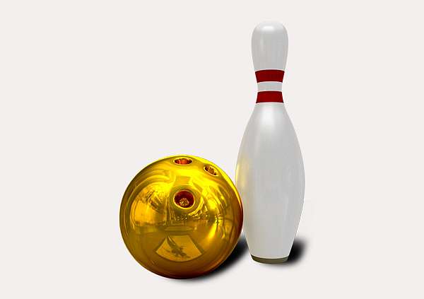 certificate-template-bowling-modern-1-grey-gbnn Image