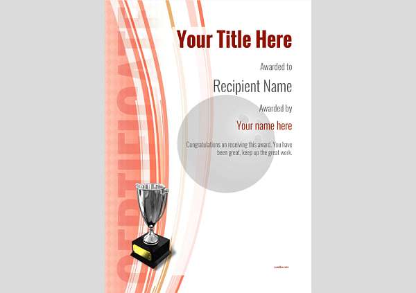 certificate-template-bowling-modern-1rt5s Image