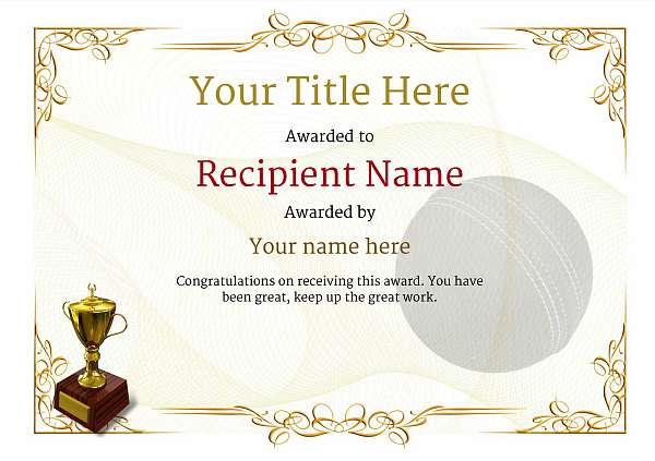 certificate-template-cricket-classic-2yt2g Image