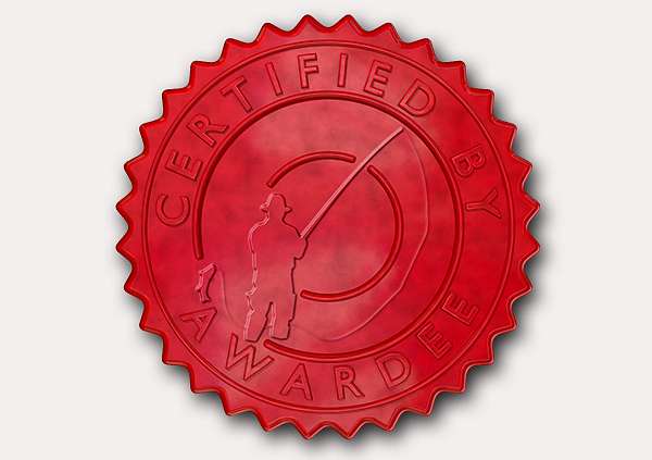 certificate-template-fishing-classic-2-grey-bfsr Image