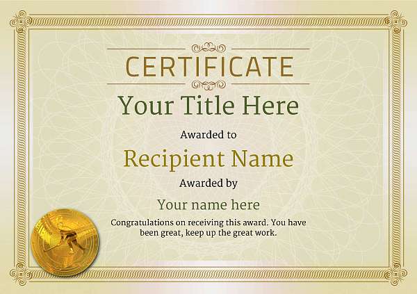 certificate-template-hockey-classic-4dhmg Image