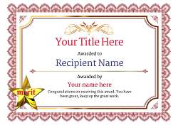Free Horse Riding Certificate templates - Add Printable Badges &amp; Medals