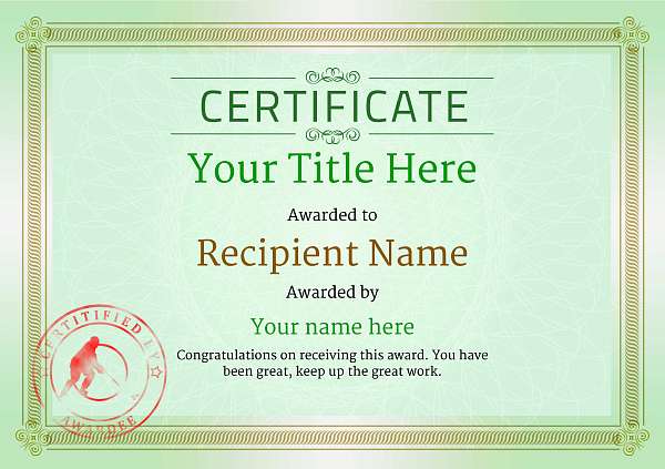 certificate-template-ice-hockey-classic-4gisr Image