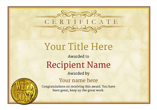 certificate-template-martial-arts-classic-1ywnn Image