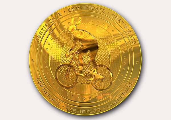 certificate-template-mountain-bike-modern-2-grey-bmmg Image