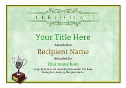 Free Rifle Shooting Certificate templates - Add Printable Badges & Medals