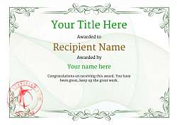 Free Rifle Shooting Certificate templates - Add Printable Badges &amp; Medals