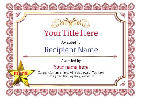 Free Rifle Shooting Certificate templates - Add Printable Badges &amp; Medals