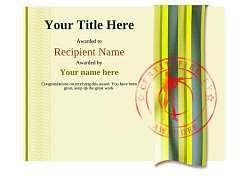 Free Rifle Shooting Certificate templates - Add Printable Badges &amp; Medals