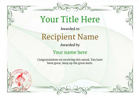 Free Cycling Certificate templates - Add Printable Badges &amp; Medals