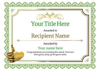 Free Cycling Certificate templates - Add Printable Badges &amp; Medals