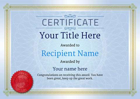 Free Cycling Certificate templates - Add Printable Badges &amp; Medals