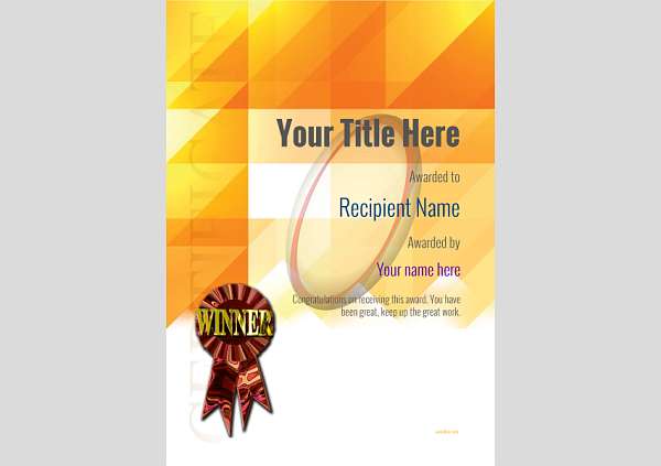 certificate-template-rugby-modern-2dwrr Image