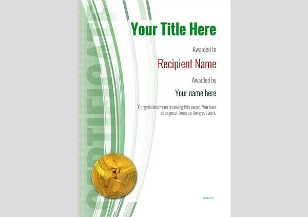 certificate-template-running-modern-1grmg Image