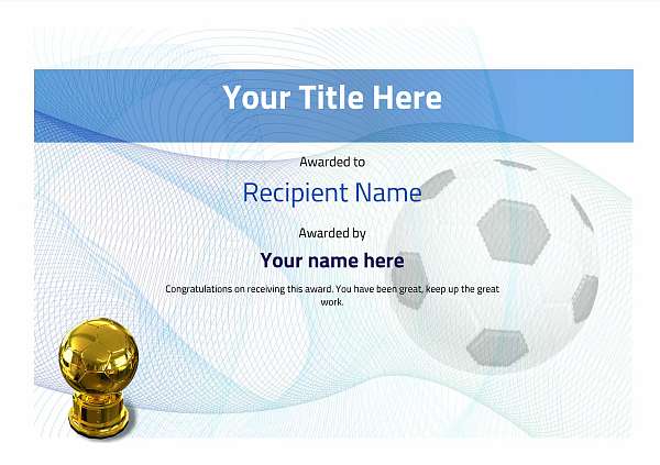 certificate-template-soccer-modern-3bstg Image