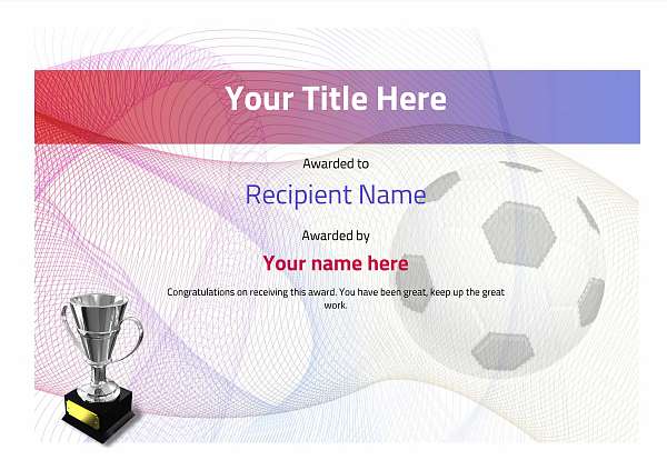 certificate-template-soccer-modern-3dt4s Image