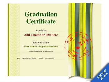 Graduation Certificate Templates - Free and Simple to Use