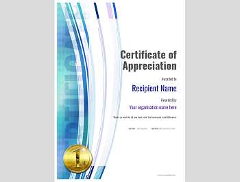 Free Certificate of Appreciation template - Simple to Use and download ...
