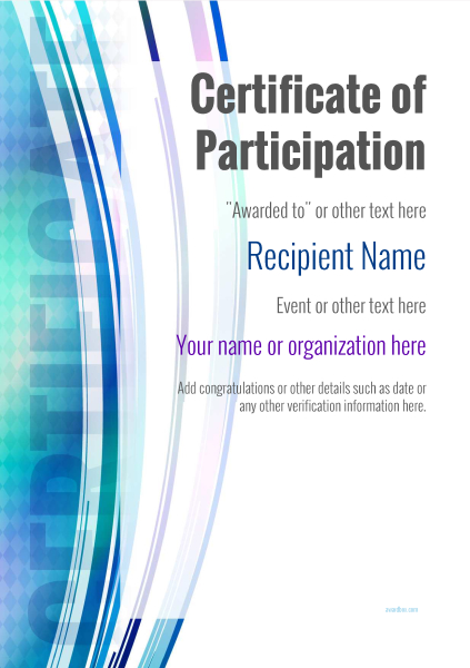 Participation Certificate Templates Free Printable Add Badges Medals,Small Home Interior Design Ideas India